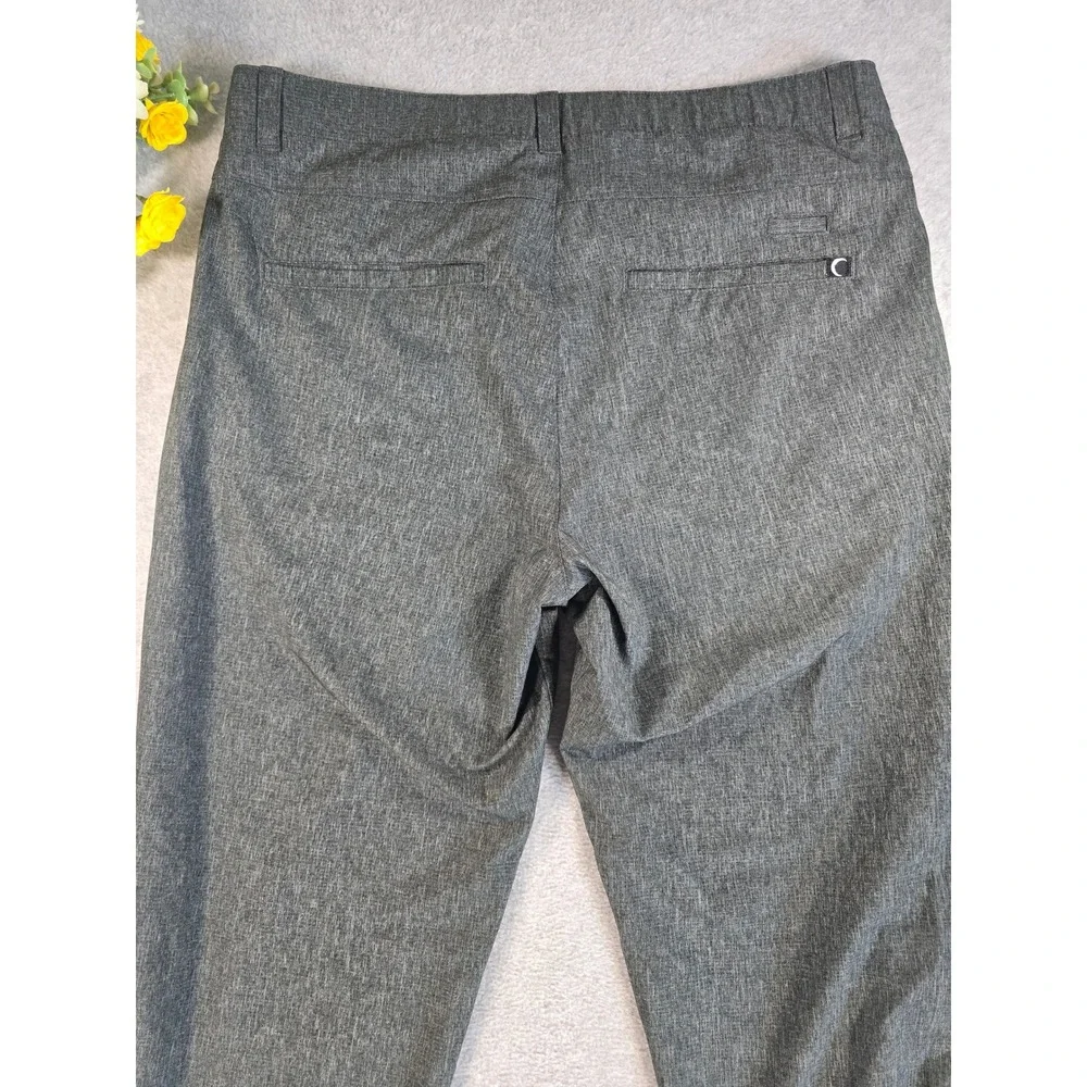 Zyia Active Performance Pants Mens M Gray Golf Commuter Hiking Trousers 34x30